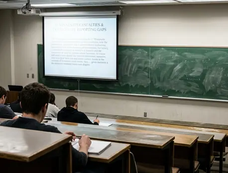 University lecture hall, educational environment