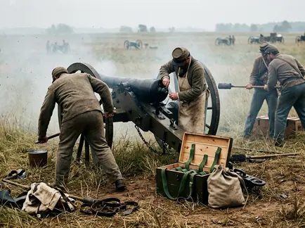 Image showing artillery crew