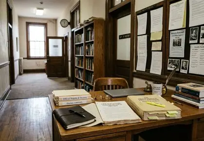 Handwritten 19th-century military correspondence under examination